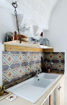 Trend Watch: 12 Rooms with Colorful Patterned Encaustic Tiles