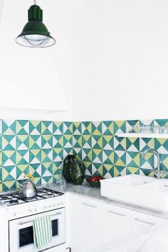 Trend Watch: 12 Rooms with Colorful Patterned Encaustic Tiles