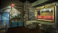 Restoration Roasters interior design