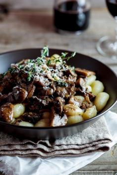 
                        
                            Truffled gnocchi with Mushroom Ragu
                        
                    