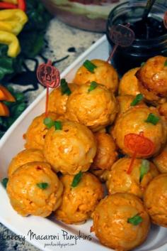
                        
                            Jo and Sue: Halloween Dinner 2014. Tons of Spooky food ideas! - Like these delicious Cheesy Macaroni Pumpkins
                        
                    