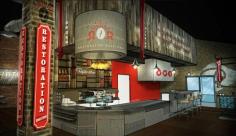 Restoration Roasters interior design