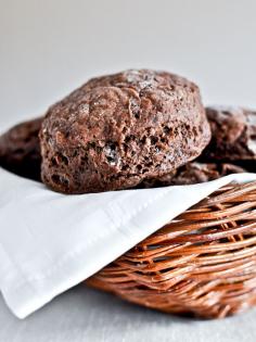 cocoa buttermilk breakfast biscuits with brown sugar cinnamon butter