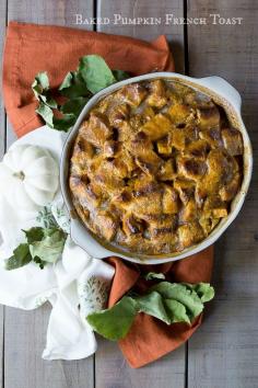 Baked Pumpkin French Toast