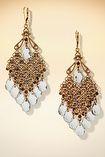 Crystal boho chandelier earring