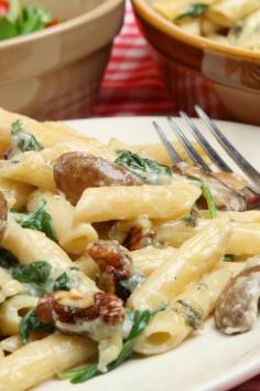 
                        
                            Rigatoni with Creamy Mushroom Sauce Recipe
                        
                    