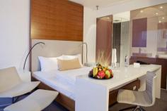 Legere Hotel Luxembourg: Standard Room with open bathroom #hotelroom #luxembourg