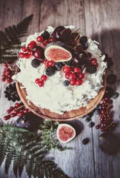 
                        
                            coconut coated sponge cake topped with fruit
                        
                    