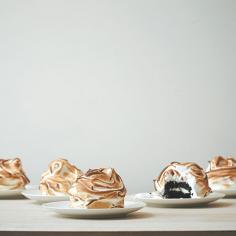 
                        
                            baked alaska meringues
                        
                    