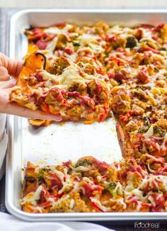 Easy Sweet Potato Pizza Crust