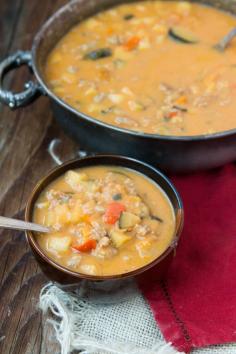 easy sweet potato apple turkey chili