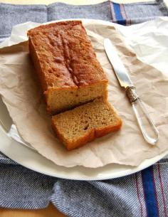 Banana, ginger and honey cake