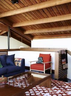 The incredible 1970’s Melbourne home of Mark Dundon, proprietor of Seven Seeds, his partner Lisa Sanderson and their son Felix. Photo – Eve Wilson, production – Lucy Feagins on thedesignfiles.net