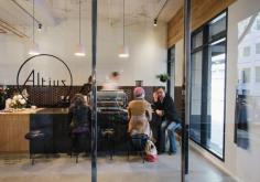 Altius Coffee Brewers | Melbourne CBD | Broadsheet - Round Window Logo Decal