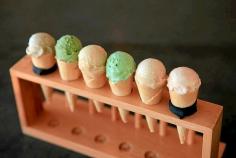 Ice cream cones from the Sharing House.