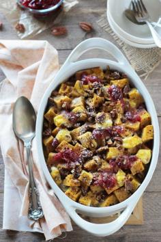 
                    
                        CRANBERRY PUMPKIN BREAKFAST BAKE
                    
                