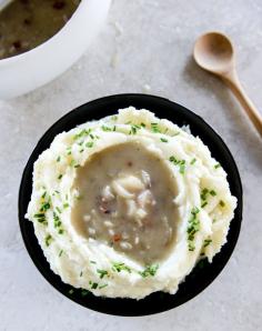 
                    
                        caramelized shallot bacon gravy
                    
                