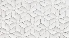 wall decoration with concrete wall tiles