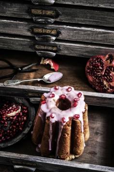 
                        
                            brown butter cinnamon kugelhopf with pomegranate icing
                        
                    