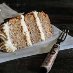 Maple Syrup Cake with Toasted Almonds