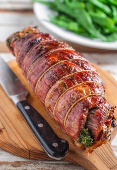 Spinach, Sun-Dried Tomato, and Mozzarella Stuffed Flank Steak