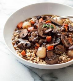 
                    
                        Mushroom Bourguignon
                    
                