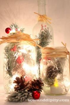 Frosted Mason jars, SO easy to do! #masonjar