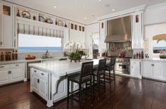 
                        
                            The custom kitchen houses Twitter's famous fridge.  Source: Chris Cortazzo
                        
                    