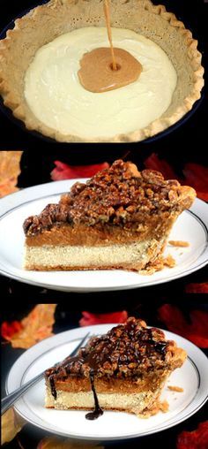 
                    
                        Pecan Pumpkin Cheesecake.
                    
                