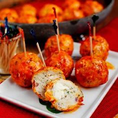 
                    
                        Buffalo Chicken Meatballs
                    
                