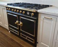 
                    
                        Black & Gold French gas range
                    
                