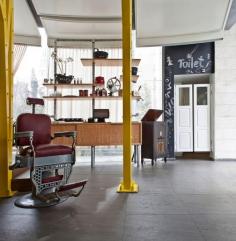 Chakra Cafe – Jerusalem OPA is a Studio located in Jaffra Noga QTR in Tel Aviv and is specialized in Architecture and Interior Design. The team, founded by Gilad Zaafrany and Lotan Singer offers service for private dwellings but also for public and commercial spaces. What we chose to show you today is a Café from Jerusalem that will make you want to travel to Israel. You can find here old objects and fading colors next to modern details and popup colors. Old barbershop chairs, 70’s tables ...