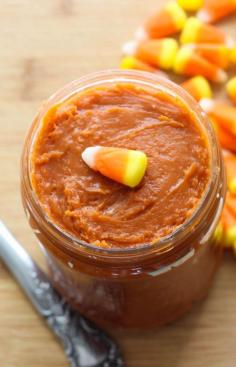 Candy Corn Butter (Butterfinger in a Jar)