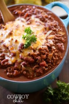 
                    
                        Cowboy Chili| chef-in-training.com
                    
                