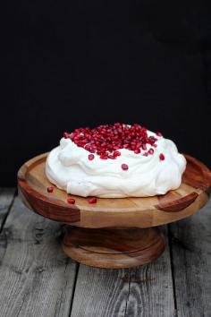 
                    
                        Pomegranate Pavlova with Pistachios and Honey
                    
                