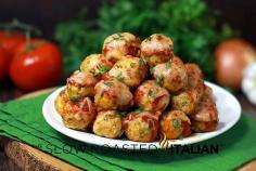 Italian Herb Baked Meatballs