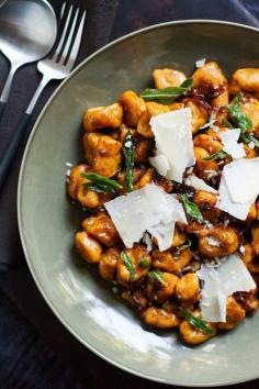 
                    
                        Sweet Potato Gnocchi with Balsamic-Sage Brown Butter
                    
                