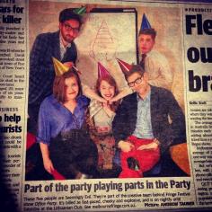 
                    
                        @lachiemckenzie's photo: "#OfficeParty got our mugs in #mX that's a ripper headline! #mfringe"
                    
                