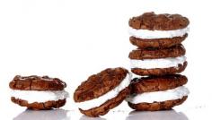 
                    
                        Mexican Chocolate Cookies with Marshmallow Frosting
                    
                