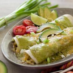 
                    
                        Avocado Cream and Chicken Suiza Enchiladas
                    
                