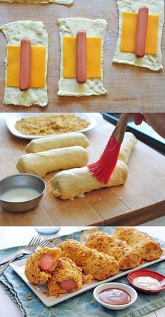 
                    
                        Crunchy Nacho Crescent Dogs
                    
                