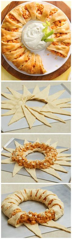 
                    
                        Classic Buffalo Chicken filling inside a buttery-crunchy crescent roll is a great game day appetizer!
                    
                