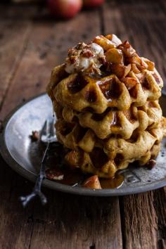 
                    
                        Overnight Cider Pumpkin Waffles
                    
                