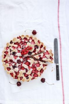 
                    
                        summer cake with berries
                    
                