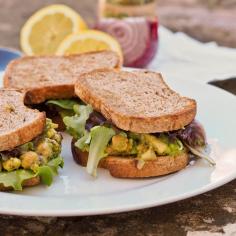 
                    
                        #vegetarian and #vegan friendly #sandwich option. #Avocado #chickpea salad sandwiches are perfect for lunch on the go and #healthy too #glutenfree
                    
                