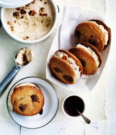 
                    
                        Chocolate Chip Cookies with Salted Peanut Semifreddo
                    
                