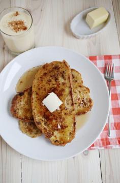 
                    
                        Easy eggnog french toast
                    
                