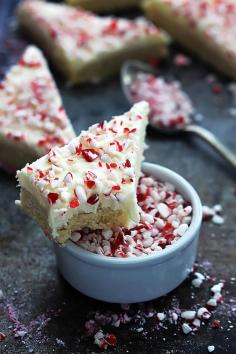 
                    
                        Peppermint Crunch Sugar Cookie Bars
                    
                