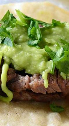 
                    
                        Prime Rib Tacos with Avocado Horseradish Sauce
                    
                