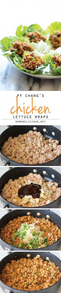 
                    
                        PF Chang's Chicken Lettuce Wraps - A copycat recipe that you can easily make in just 20 minutes. And it tastes a million times better too!
                    
                